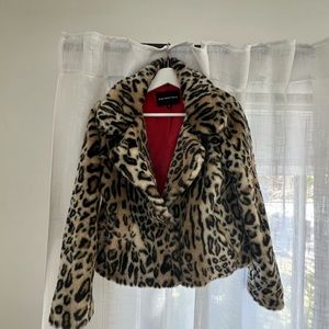 Who What Wear Cheetah Coat